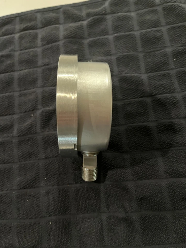OCI Pressure Gauge 3.5” Face 0-100 Psi 3/4” Back Conn Glycerin Flld 316L SSteel - Image 2 of 4