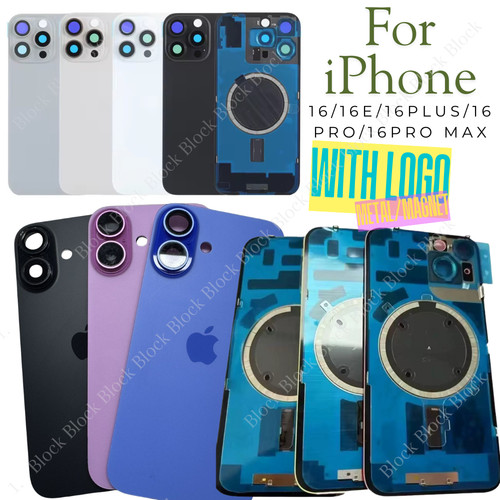 Back Glass Replacement Lot With Metal Magnet For iPhone 16/16 Plus/16 ProMax/16e - $40.16