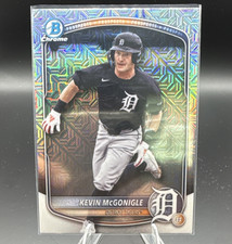 Kevin McGonigle Topps 2025 Bowman Draft Chrome Mojo Refractor  Tigers #BDC-59