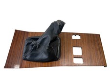 Mercedes W124 T Zebranoholz Holz Verkleidung Abdeckung Schaltkulisse Schaltsack