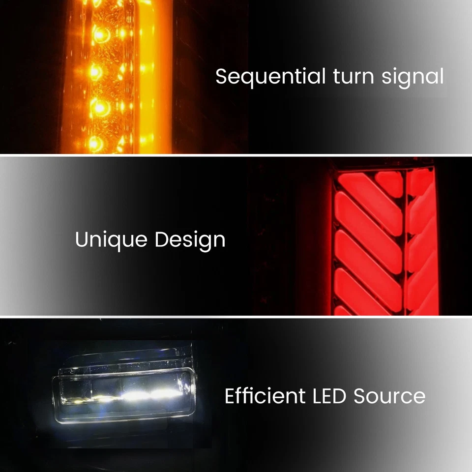 DOT Pair LED Sequential Tail Lights Lamp For Nissan Frontier D40 2005-2021 LH&RH - Image 3 of 4