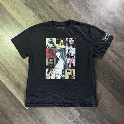 Taylor Swift The Eras Tour T-Shirt Official Merch Adult Size XL Black 2023-24