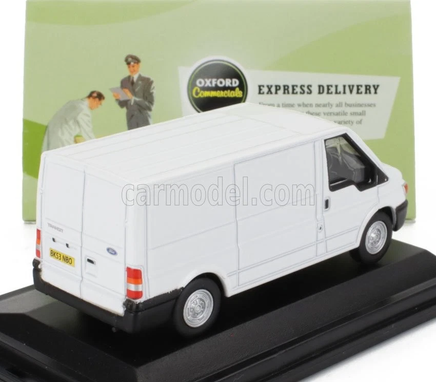 MODELLINO FURGONE STATICO OXFORD FORD TRANSIT MK4 BIANCO MODELLISMO SCALA 1/76 - Immagine 2 di 4