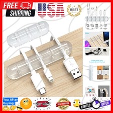 Cord Organizer, Clear Cable Clips Cable Management, Cable Organizers USB Cabl...