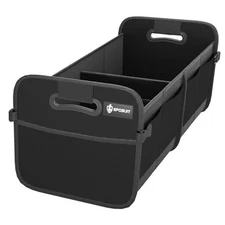  for Car - 70L Collapsible Car Storage with 11 Pockets & Trunk Organizer Black