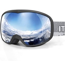 Kids Ski Goggles for 3-14, Snow Goggles for Boys Girls, Winter Sports Snowboa...