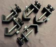 Lot of 5 American DJ Heavy Duty C-CLAMPS 50 lbs Load 2 inch truss