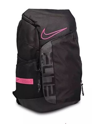 NEW! Nike Elite Pro Hoops 32L FIGHT CANCER Backpack Black And Pink Unisex