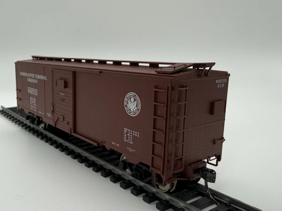 HO Atlas WRTCO 40’ Boxcar 919 – KD Couplers Metal Wheels – RTR No Box - Image 2 of 4