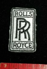 Rolls Royce black iron on patch
