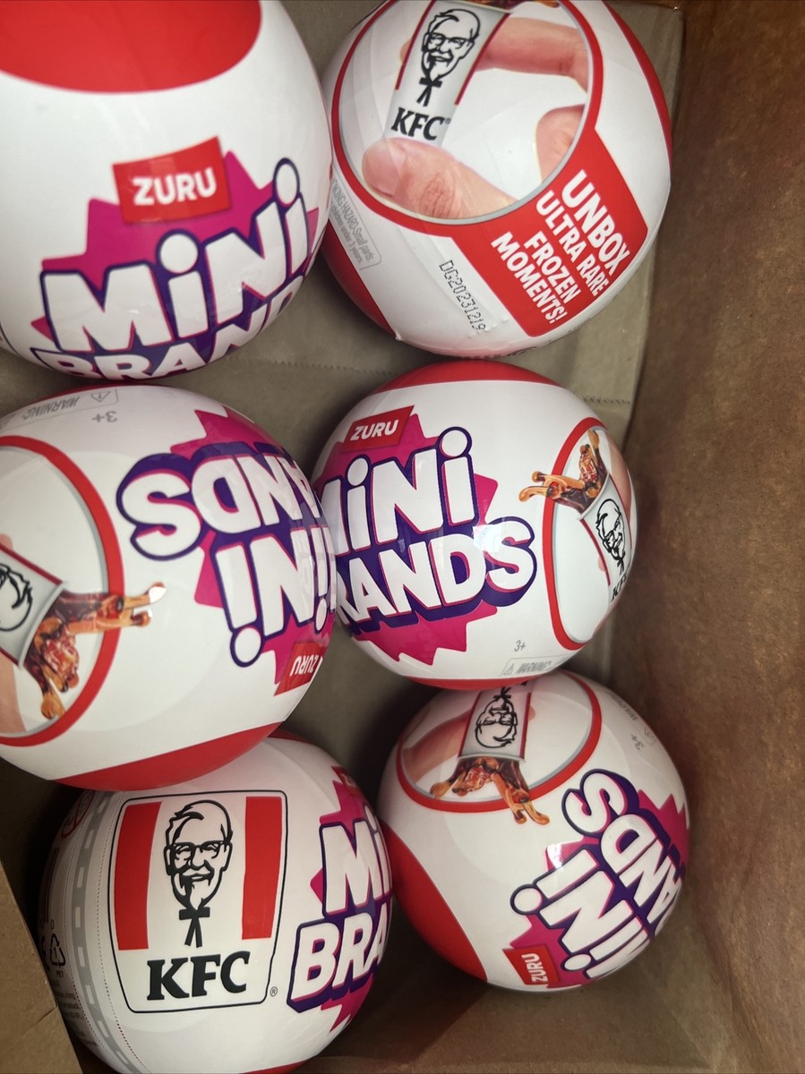5 Surprise Mini Brands KFC Mini Brands Zuru 2024 (6 Count