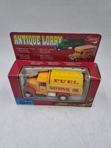 Hobby Dax Antique Lorry Nationional Oil Fuel Yellow T2246 T310 - Afbeelding 1 van 9