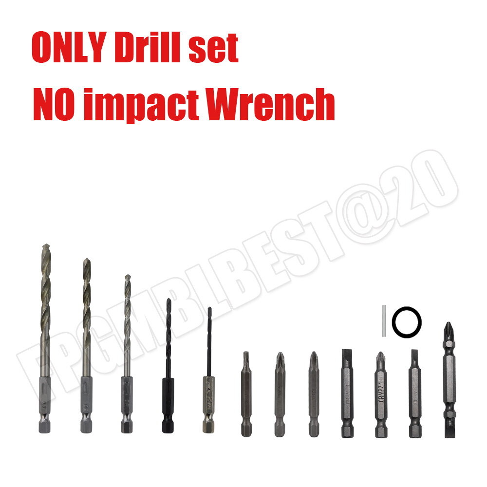 1/2" Electric Brushless Impact Wrench Drill Gun Driver Ratchet Drive 1