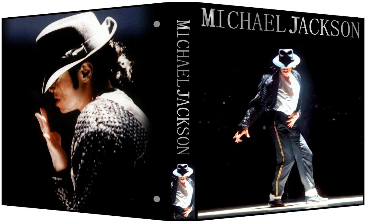 MICHAEL JACKSON Custom 3-Ring Binder Photo Album 