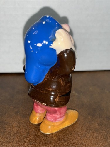 Vintage Snow White & The Seven Dwarfs Porcelain Ceramic Figures Japan Set Of 7 - Picture 14 of 24