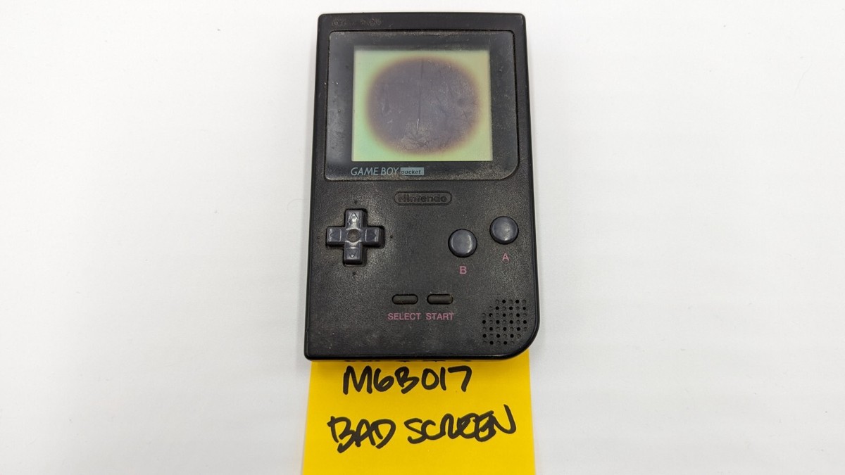 Nintendo Game Boy Pocket Handheld Console System Black - WORKS