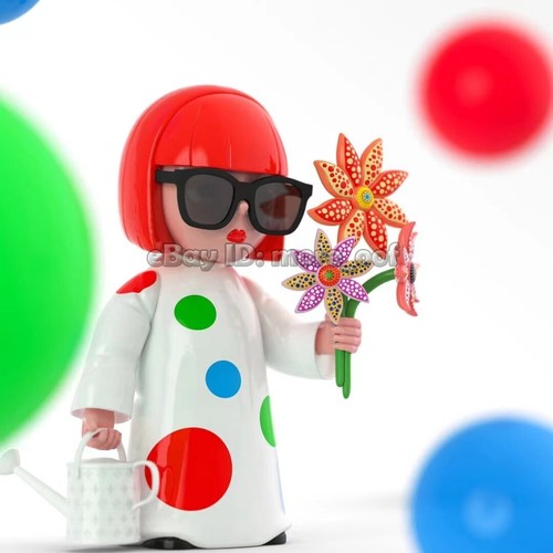 Yayoi Kusama Popcorn Pumpkin Art Sculpture Figure Doll Toy Home Decor Den 1/2 - Picture 11 of 26