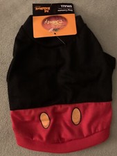 NWT Disney Pet Costume Small - MICKEY MOUSE Dog Halloween dress up shirt