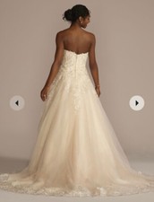 davids bridal wedding dress size 10