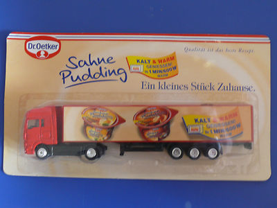Werbetruck Dr. Oetker Sahnepudding - MAN - 1:87 Sammlungsauflösung