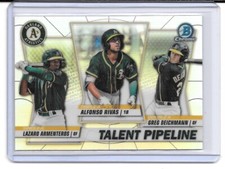 2020 Bowman Baseball - Talent Pipeline #TP-OAK - Rivas/Deichmann/Armenteros