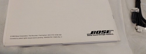 Bose Acoustimass 3 series III speaker system manual - Picture 4 of 4
