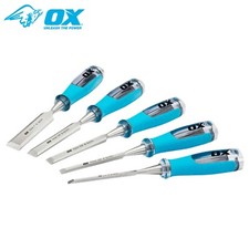 OX Tools OX-P371005 Pro 5 Piece Wood Chisel Set in Case