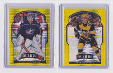 2020-21 UD ALLURE YELLOW TAXI BASE PARALLEL - INCLUDING ROOKIES - DROP DOWN LIST