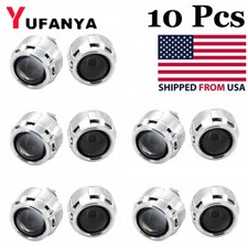 10 Pcs 2.5 H1 Bi Xenon Hid Projector Lens For H4 H7 Car Headlight Retrofit Diy