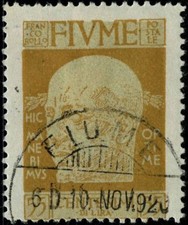 Italy 1920 stamps Fiume USED Sas 121 CV $6.60 181110137