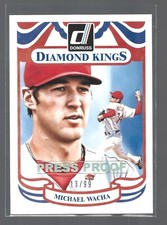 /99 2014 Panini Donruss Press Proof Gold #228 Michael Wacha St. Louis Cardinals