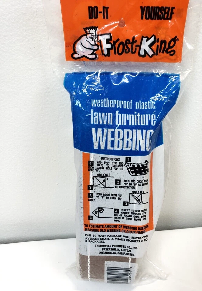Silla de césped Do It Yourself FROST KING WEB 13 pies MARRÓN OSCURO NOS de colección Foto 4 de 4