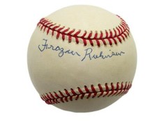 Frazier Robinson Signed OAL Baseball Negro League Baltimore Elite Giants PSA/DNA