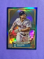 2021 Topps Gypsy Queen Box Topper Chrome Blue Refractor /99 Xander Bogaerts #24