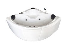 VASCA BAGNO LAS VEGAS IDROMASSAGGIO ANGOLARE 2 PERSONE NUOVA 150 X 150 CM