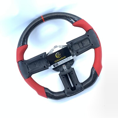 For Ford Mustang 2010-2014 Shelby GT500 Real Forged Carbon Fiber Steering Wheel