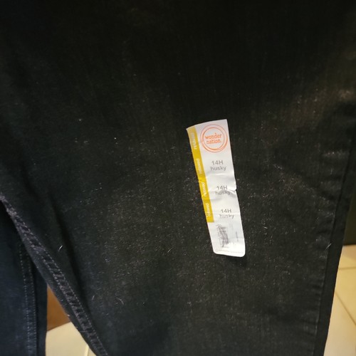 Wonder Nation Black Jeans Size 14H New - Picture 3 of 9