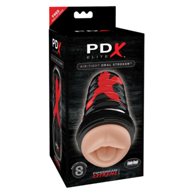 PDX ELITE Air Tight Oral Stroker male masturbator mens Adult Sex Toy