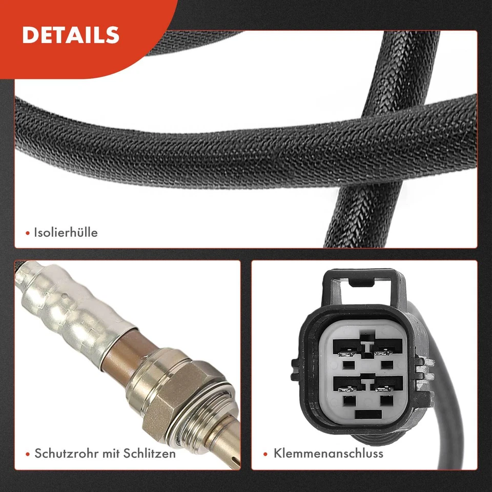 2x Sonda lambda prima del catalizzatore e dopo del catalizzatore per Volvo S70 874 V70 I 875 C70 I 872 2.4L - Immagine 2 di 4