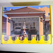 Magnetic Garage Door Screen 16.3 x 7.15 ft 2 Car Garage Door Retractable Upgrade