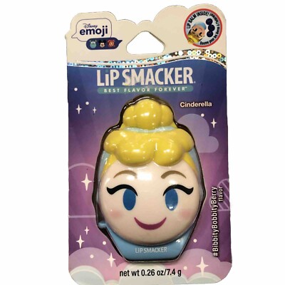 Disney Emoji Cinderella Lip Smacker Forever 0.26 Oz Bibbity Bobbity Berry SEALED