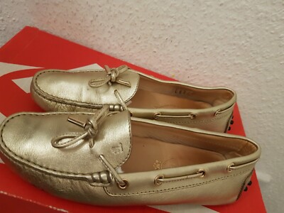 Tod's Mokassins Gold Damen Schuhe Grösse 35