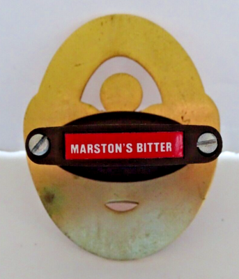 Marston's Bitter ビール ハンドポンプクリップ Marston's Bitter Metal Pump Clip - Man Cave | eBay UK