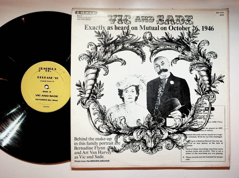 The Spike Jones Show CBS Radio 1949 & Vic And Sade 1946 Vinyl LP Record VG+ - Image 2 of 4