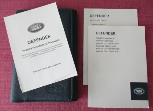 LAND ROVER DEFENDER (2012 - 2016) OWNERS MANUAL - OWNERS HANDBOOK - USER GUIDE.