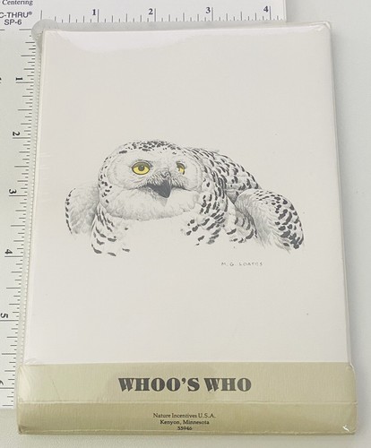 Glen Loates Artist 1970's Owl Note Greeting Cards 4 Sealed Packs Lot of 32 NEW - Picture 6 of 6