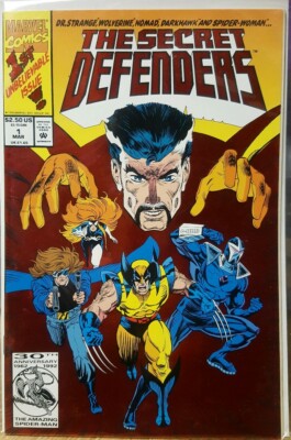 The Secret Defenders 1 foil cover Marvel Comics Wolverine Dr