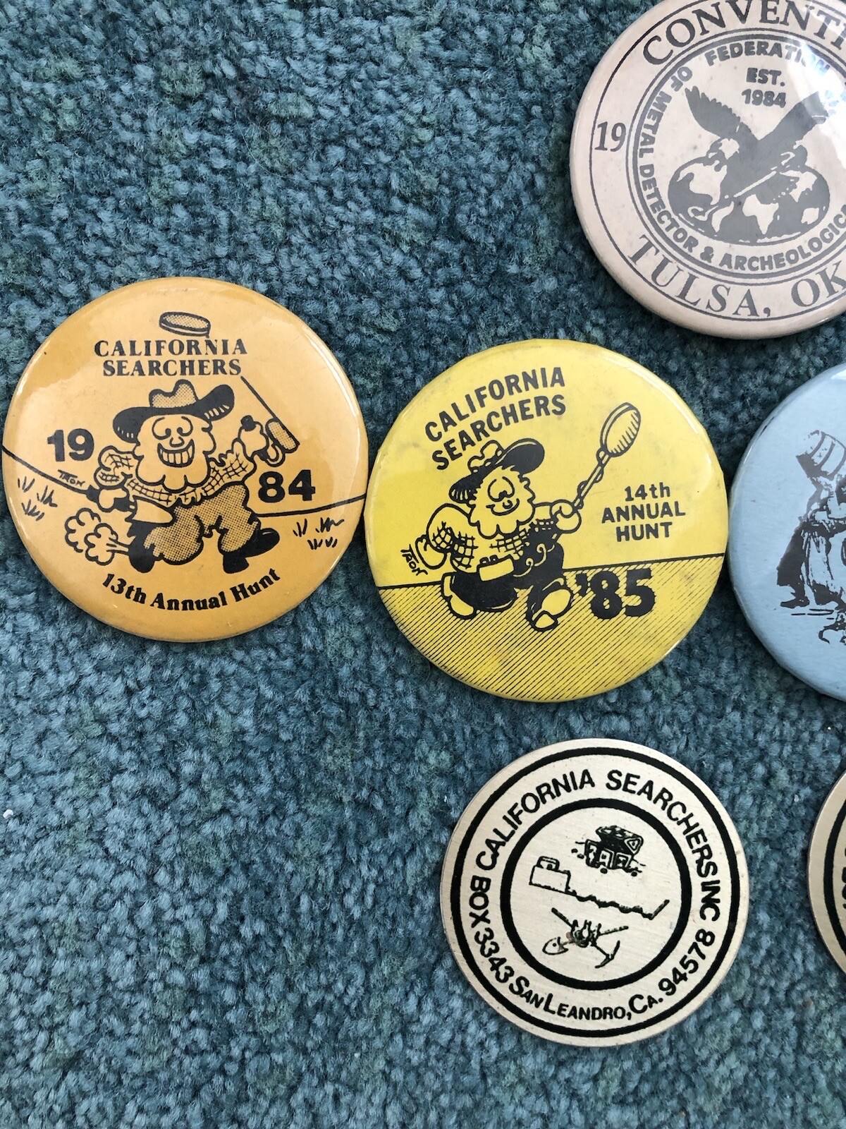 Metal Detector Club FMDAC Hunt Lapel Pin Badge California Nevada