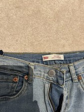 Levi Strauss Heritage High-Rise Ankle Straight Girls Jeans Size 12