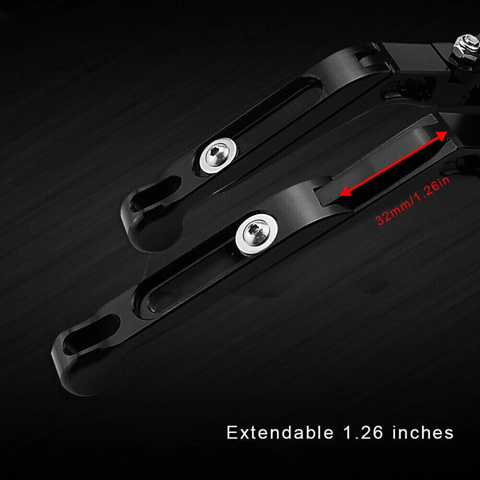 Black For HONDA CBR600 F2,F3,F4,F4i 1991-2007 Brake Clutch Levers Handlebar Grip Foto 4 de 4